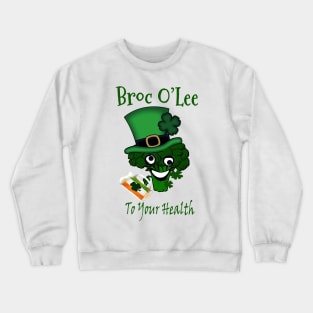 Vegan St Patricks Day Irish Crewneck Sweatshirt